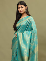 Zari Jaal Woven Handloom Saree