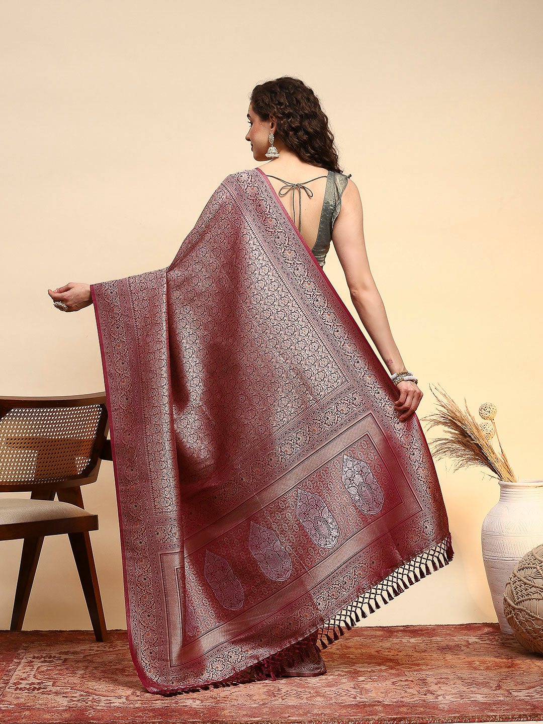 Woven Design Art Silk Saree