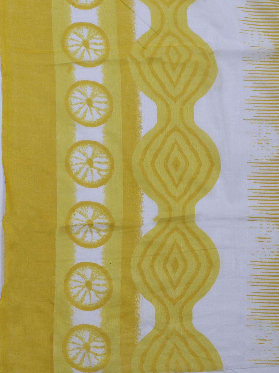 Printed Cotton Blend Unstitched Suit With Dupatta
