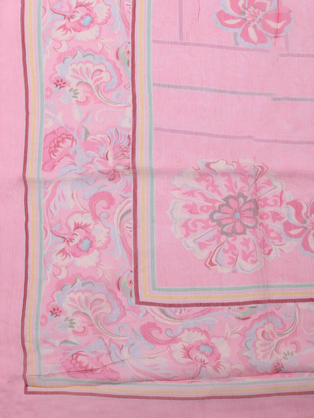 Embroidered Cotton Blend Unstitched Suit With Pant &amp; Dupatta