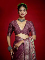 Printed Art Silk Saree