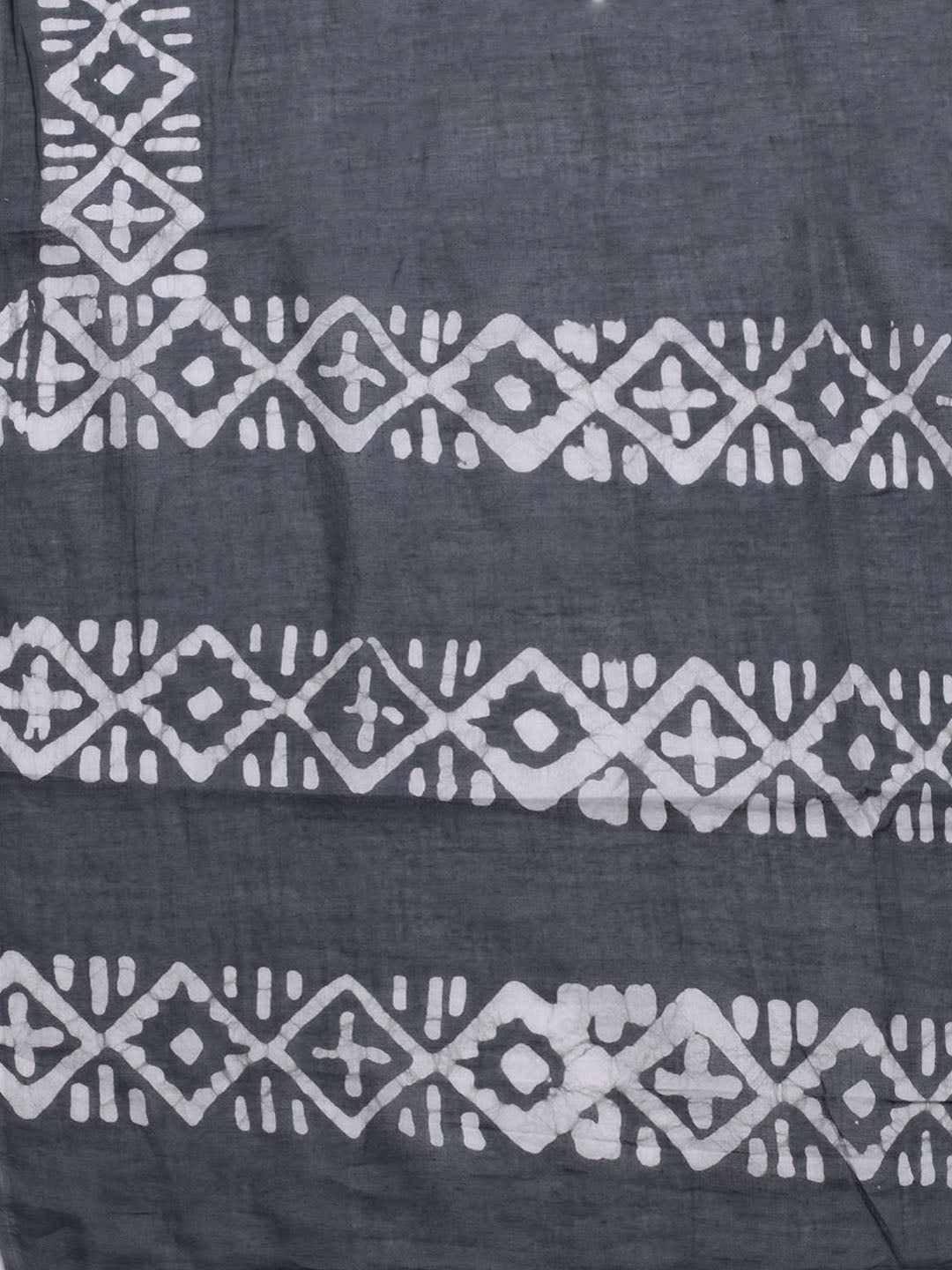 Printed Cotton Blend Unstitched Kurta With Pant &amp; Dupatta