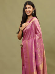 Zari Jaal Woven Handloom Saree