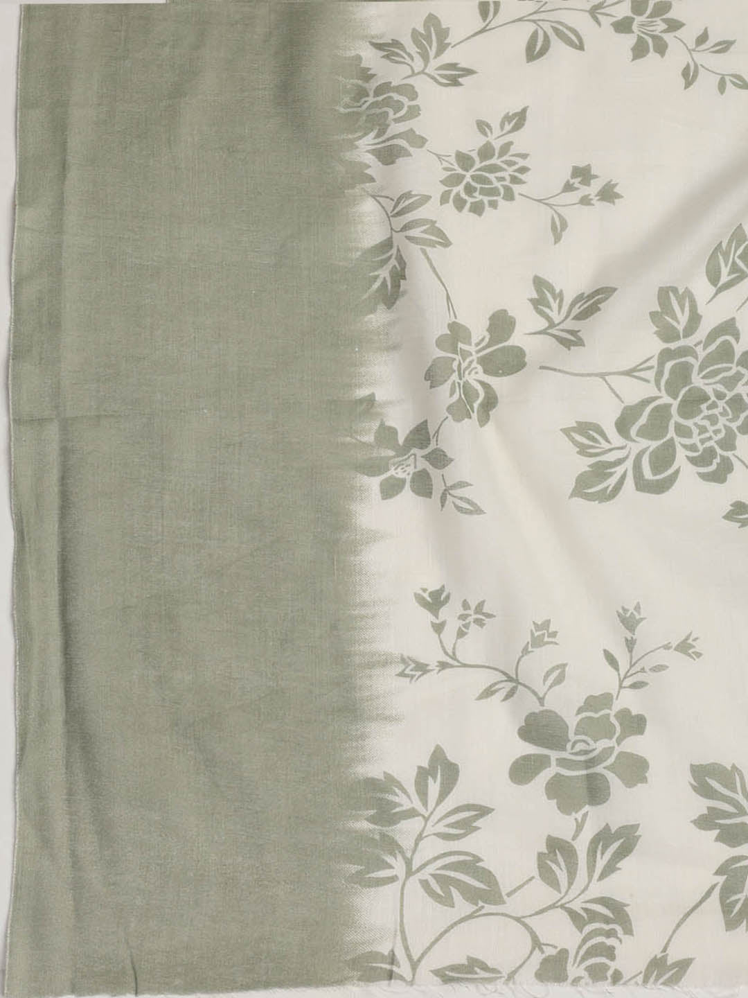 Printed Cotton Blend Unstitched Suit With Dupatta