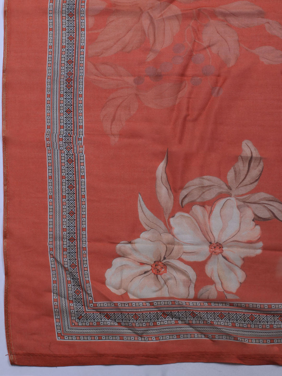 Printed Muslin Unstitched Suit With Dupatta