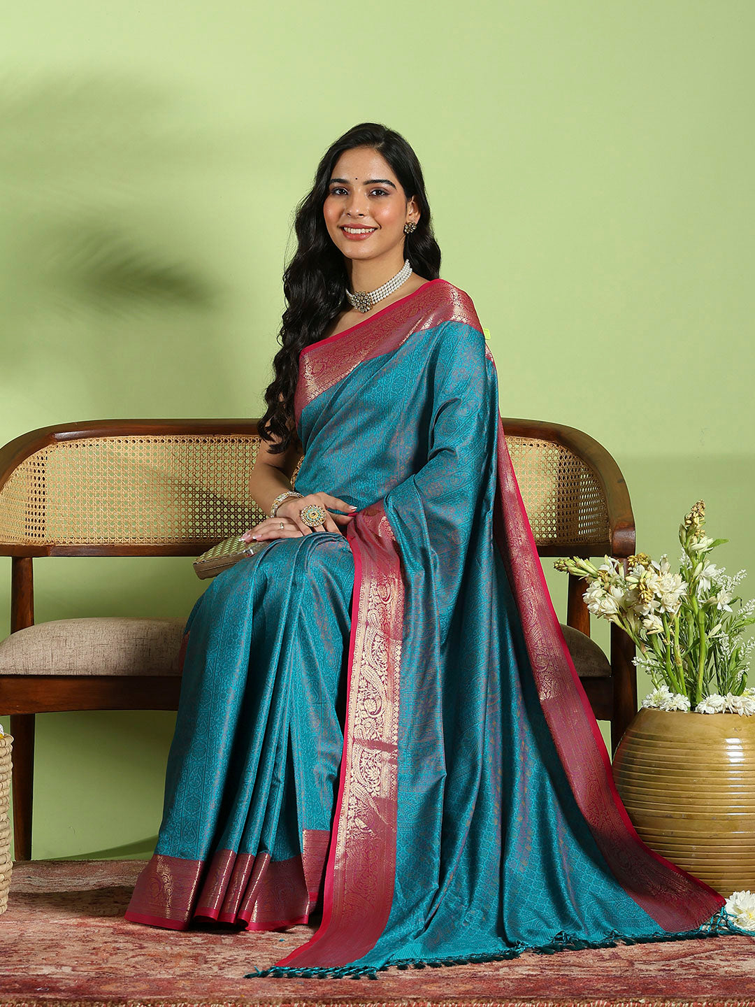 Woven Design Art Silk Saree