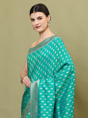 Stone Embroidery Banarasi Saree