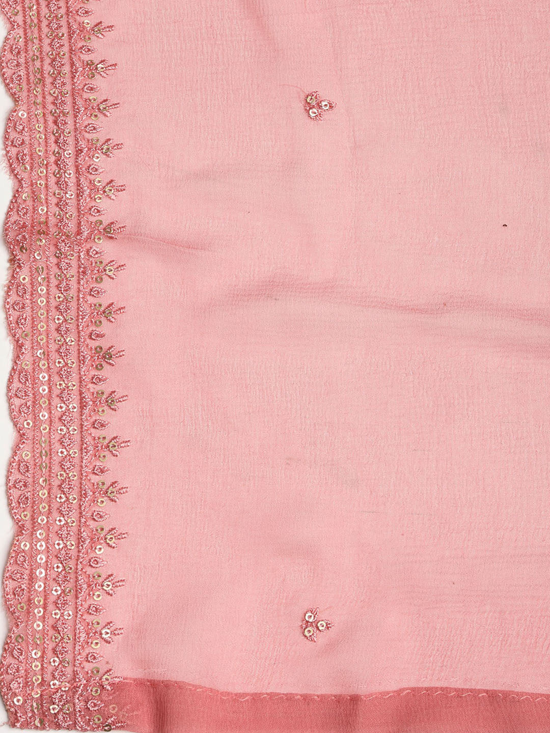 Printed Cotton Blend Unstitched Suit With Dupatta