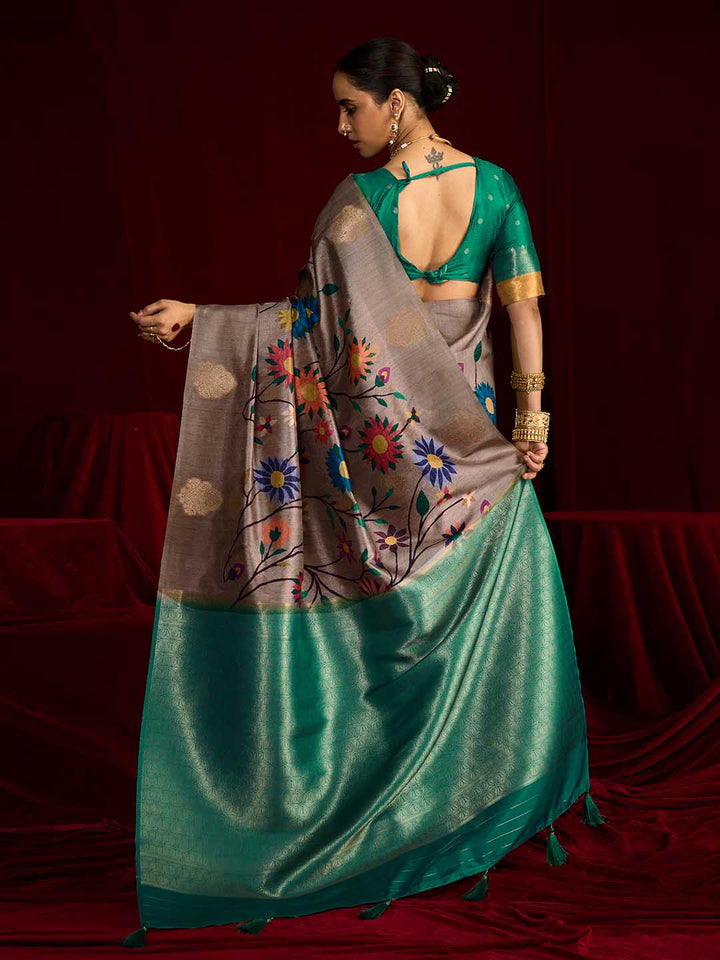 Woven Printed Art Silk Saree