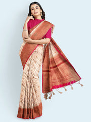 Zari Booti Art Silk Woven Saree