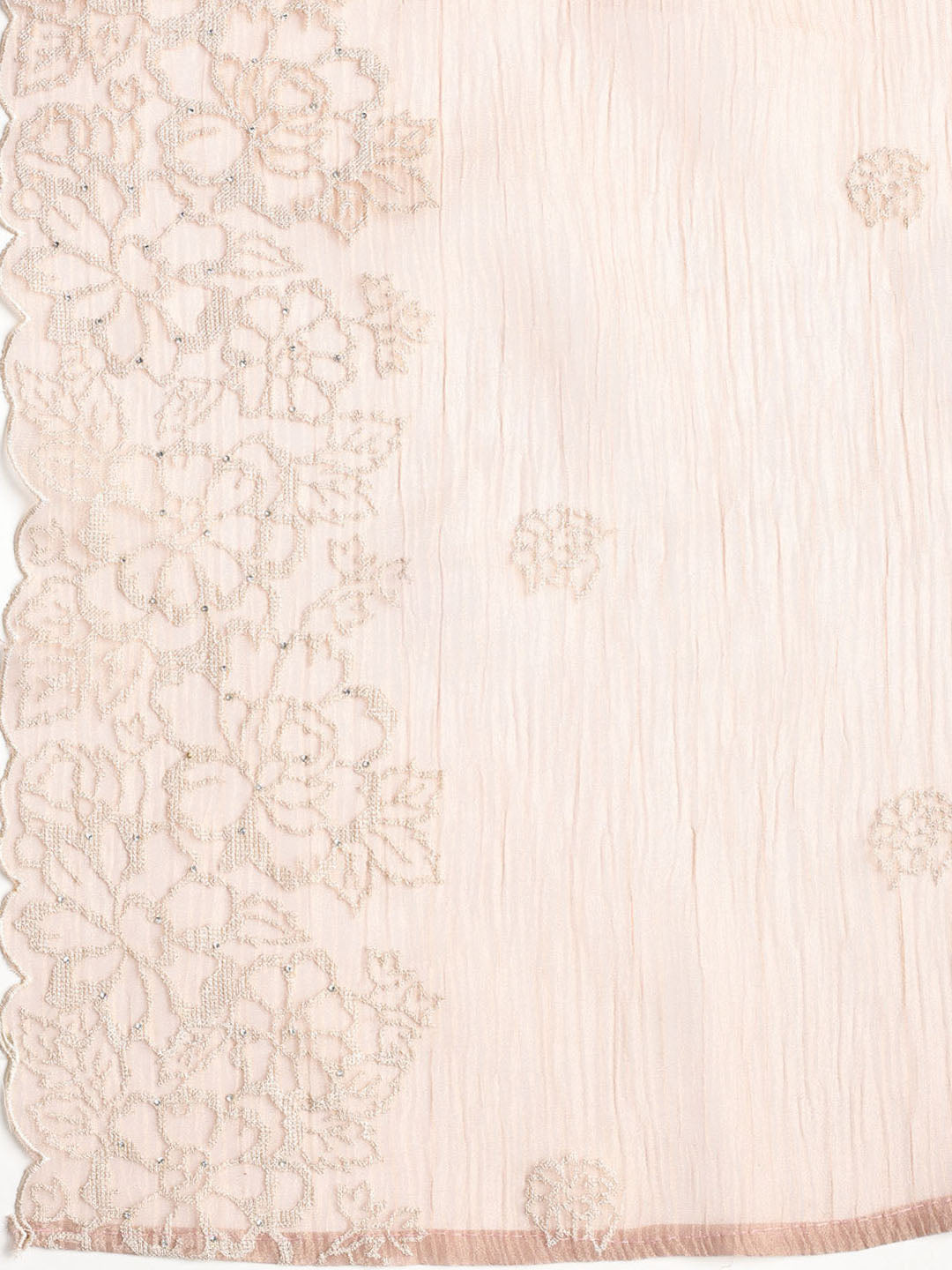Embroidered Tissue Unstitched Suit With Dupatta