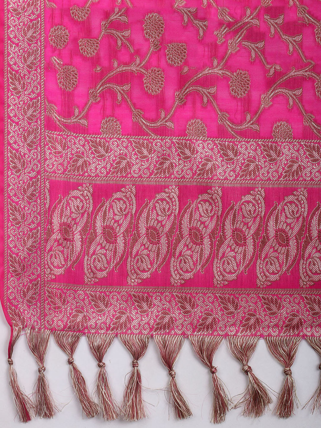 Banarasi Chanderi Unstitched Suit With Dupatta