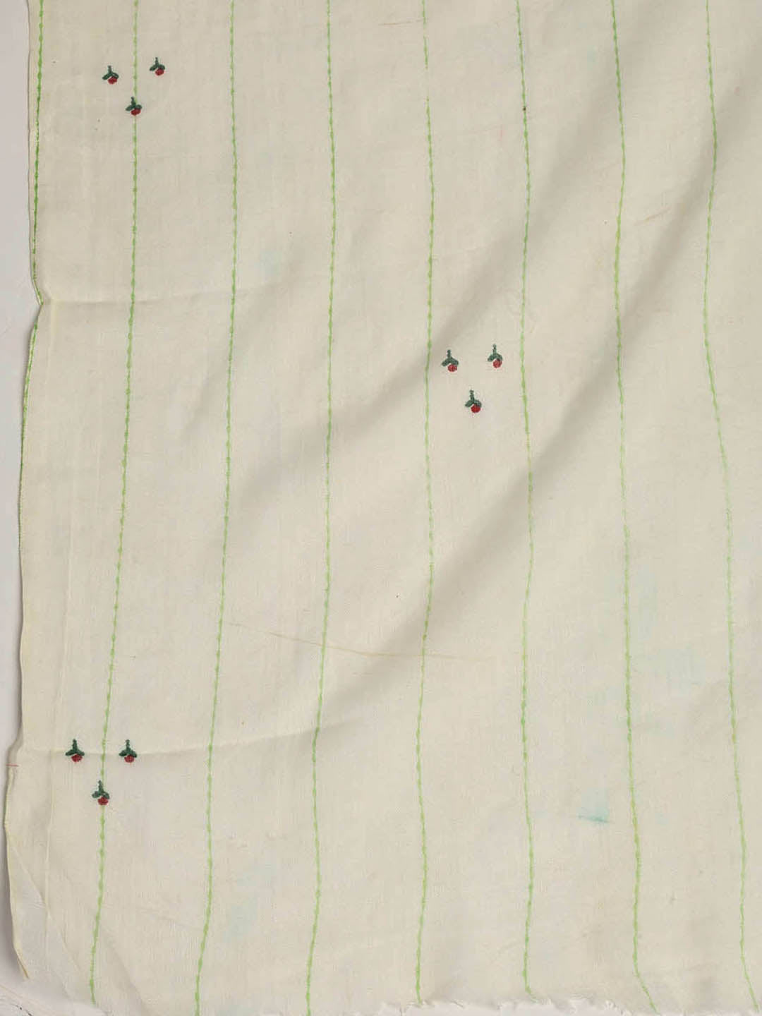 Printed Cotton Blend Unstitched Suit With Dupatta