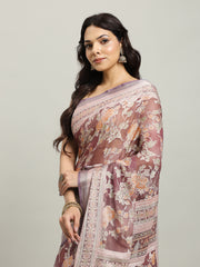 Digital Printed Georgette Saree