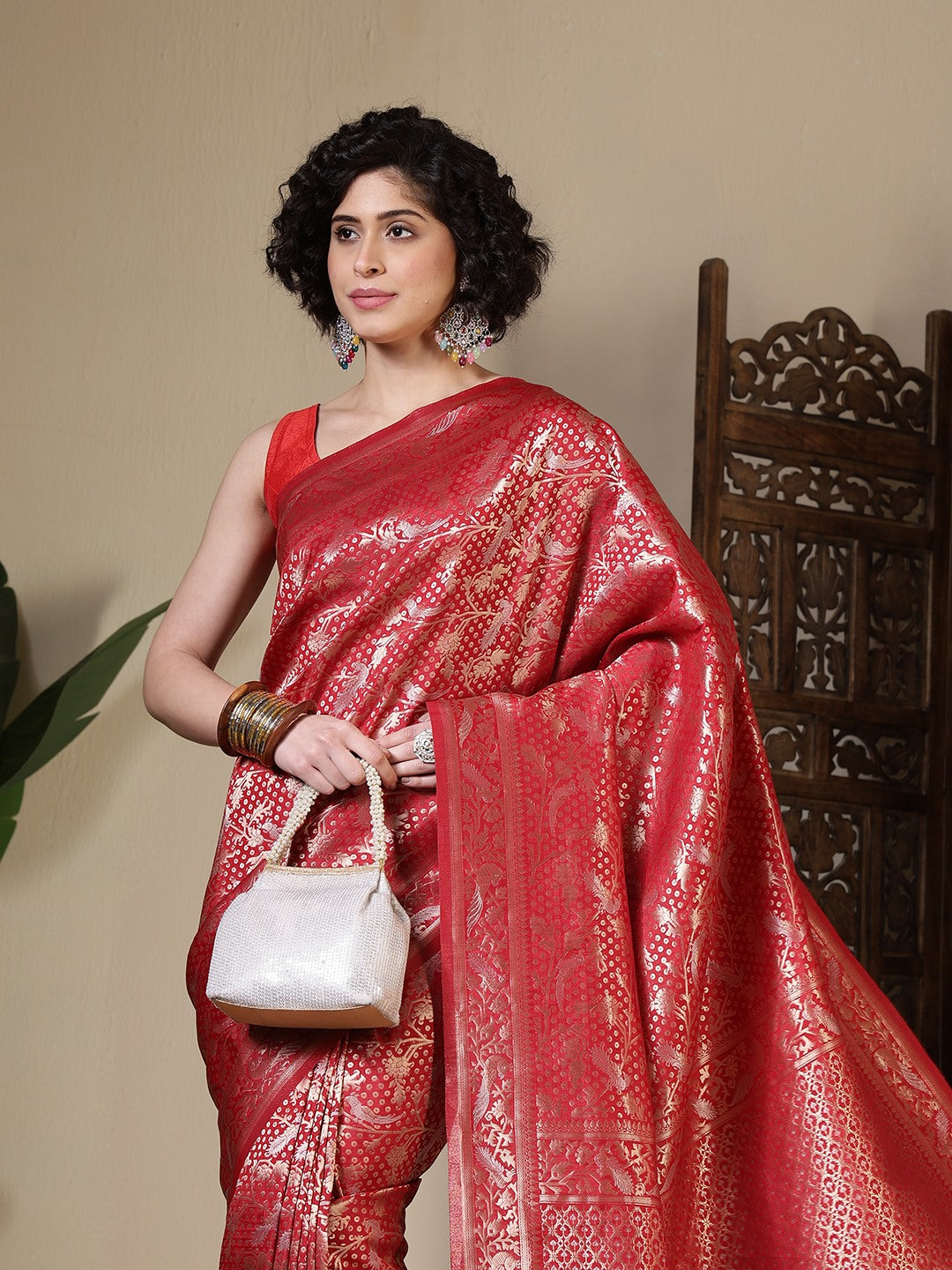 Woven Design Art Silk Saree