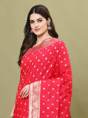 Stone Embroidery Banarasi Saree