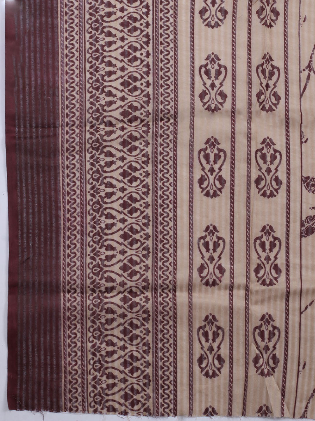 Patch Neck Cotton Blend Unstitched Suit With Dupatta