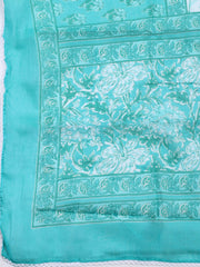 Printed Cotton Blend Unstitched Suit With Dupatta