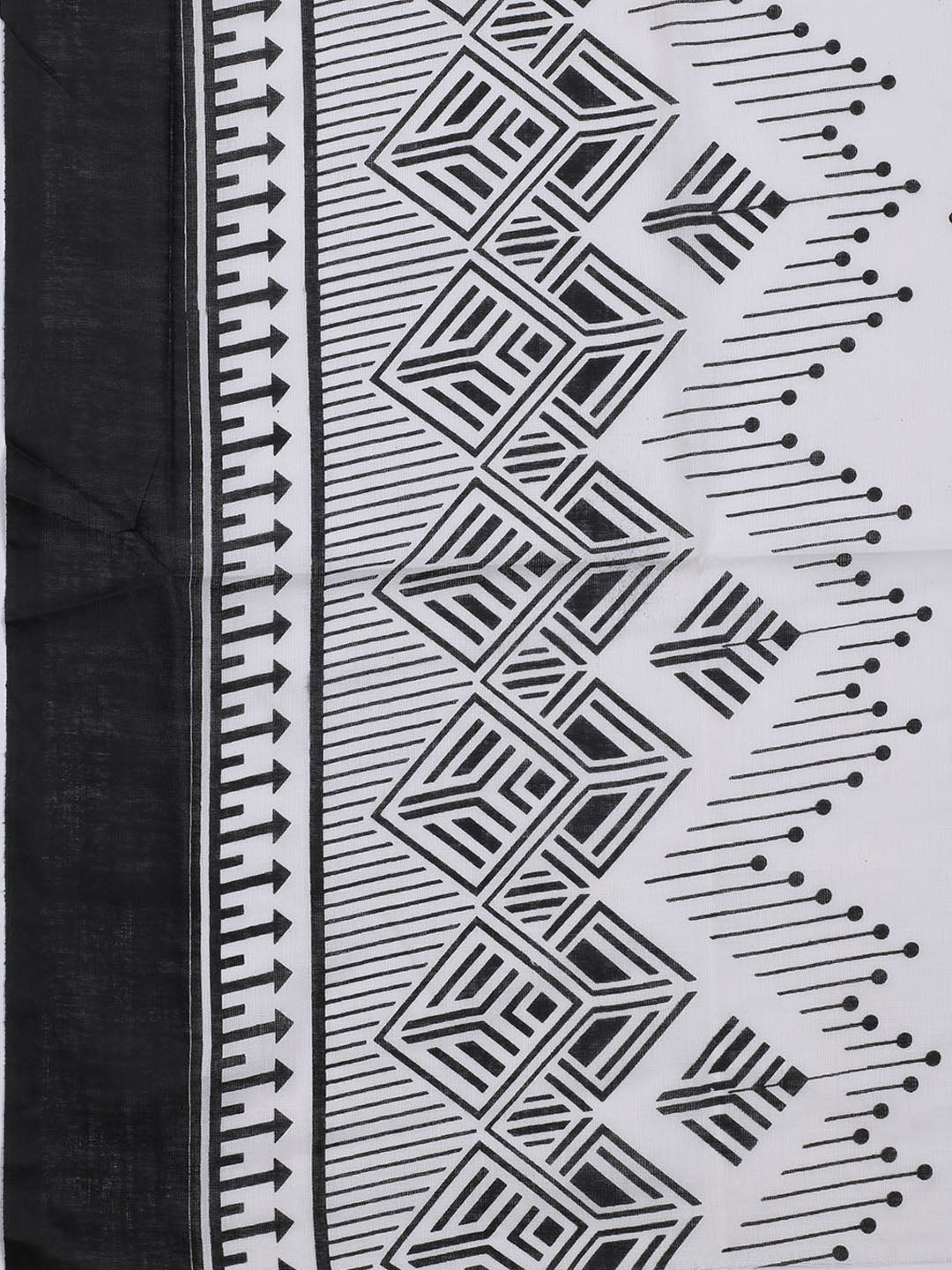 Printed Cotton Blend Unstitched Suit With Dupatta
