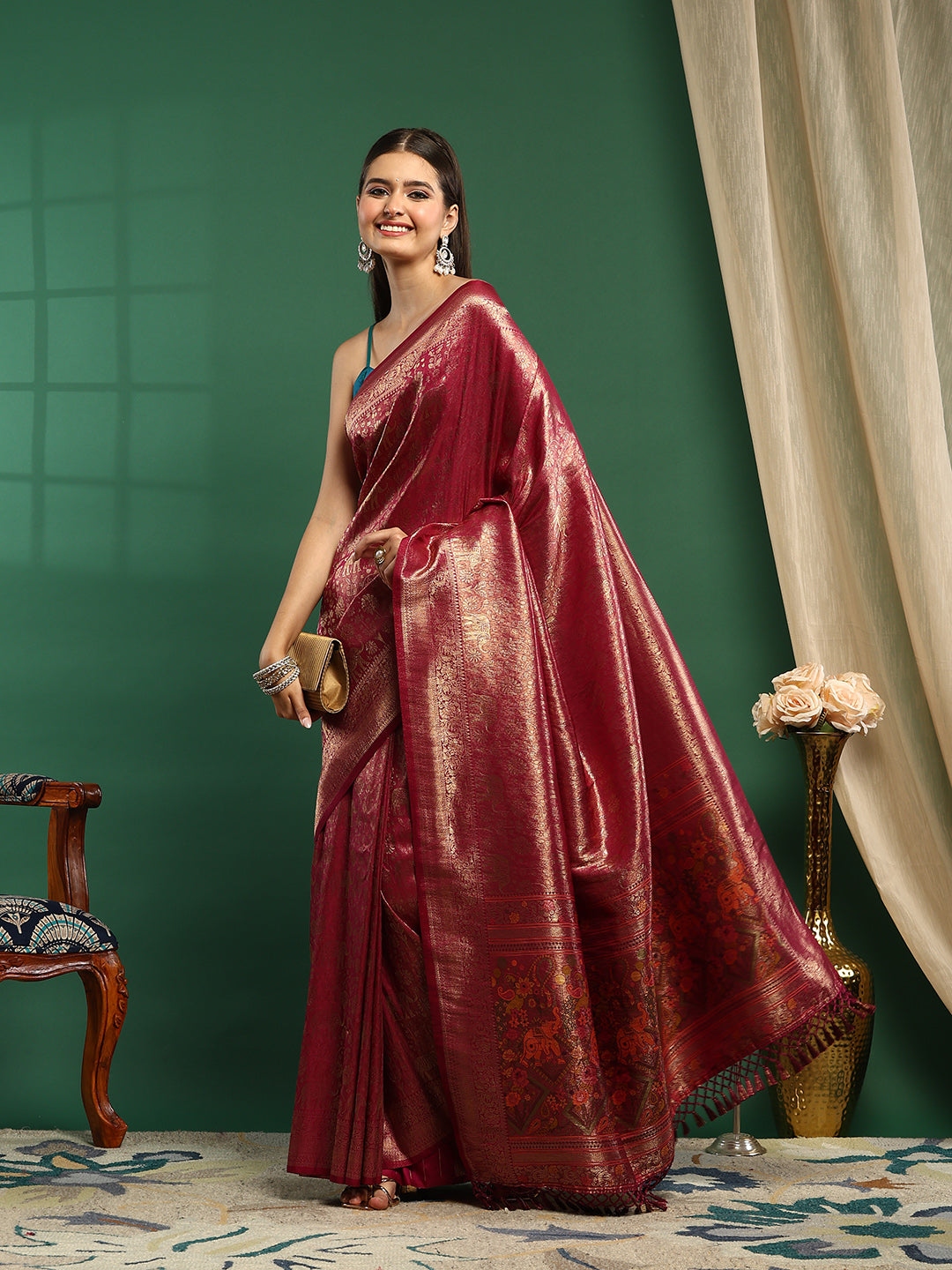 Woven Design Art Silk Saree