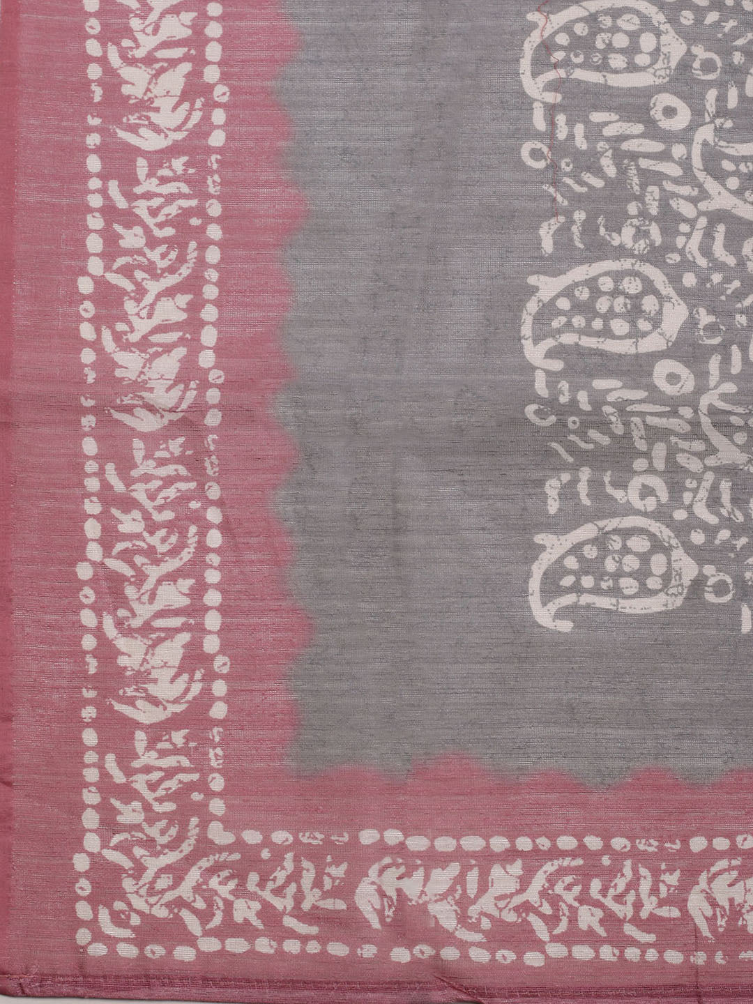 Printed Chanderi Unstitched Suit With Dupatta