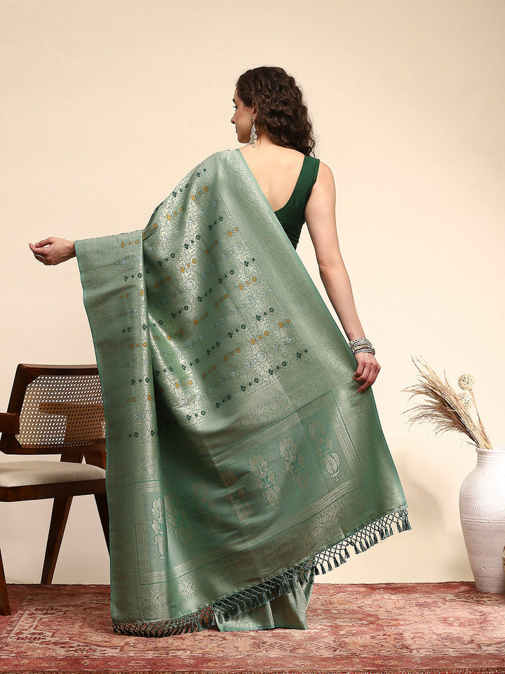 Woven Design Art Silk Saree