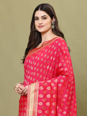 Stone Embroidery Banarasi Saree