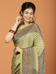 Digital Printed Crepe Woven Saree