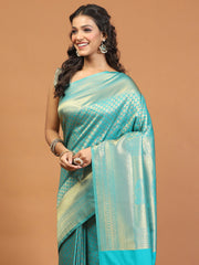 Zari Booti Woven Handloom Saree