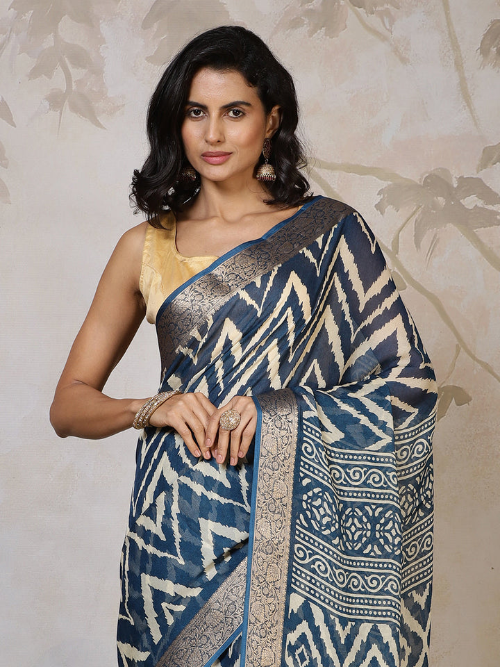 Digital Printed Georgette Saree