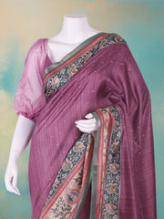 Printed Art Silk Hyacinth Saree