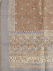 Printed Cotton Unstitched Suit With Pant & Dupatta