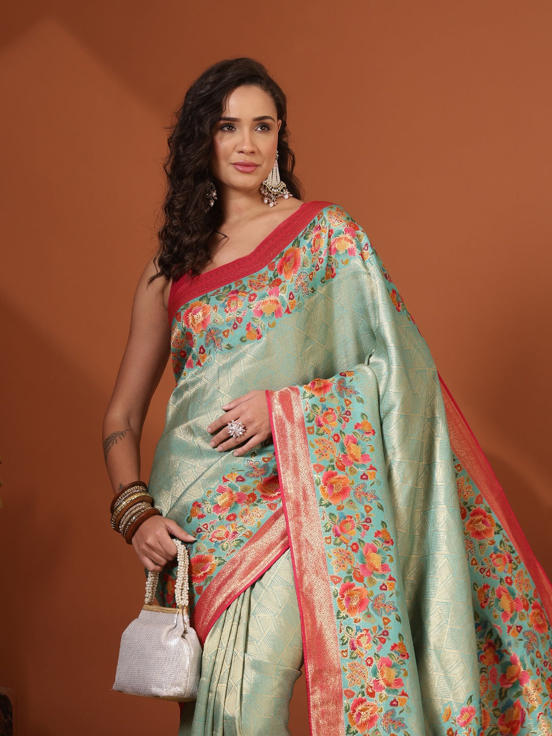 Woven Design Dola Silk Saree