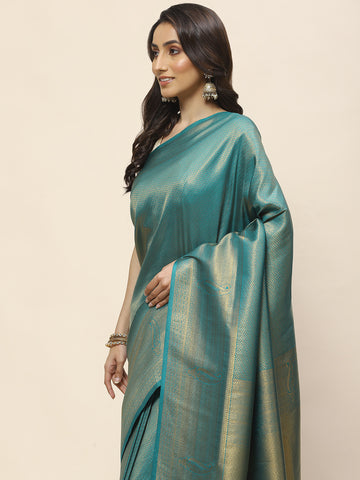 Zari Jaal Woven Handloom Saree