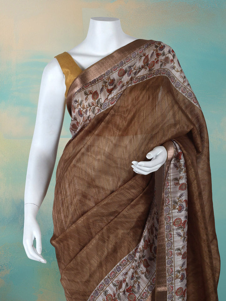 Printed Art Silk Saree