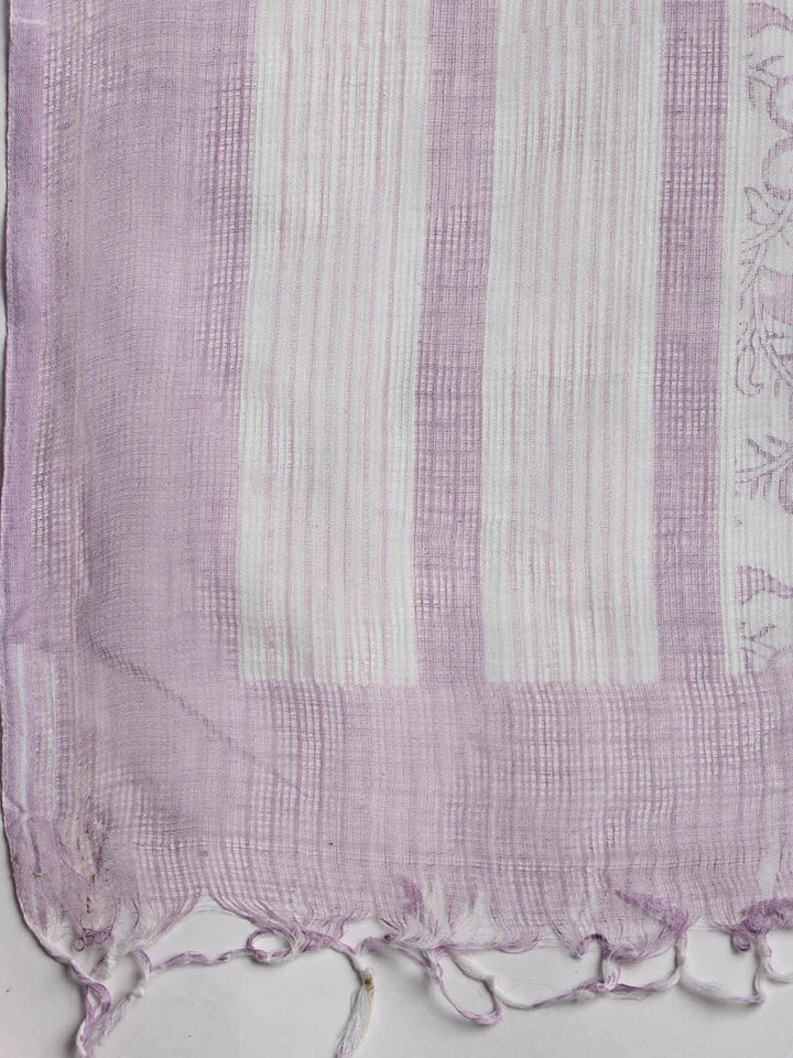 Neck Embroidered Cotton Blend Unstitched Suit With Dupatta
