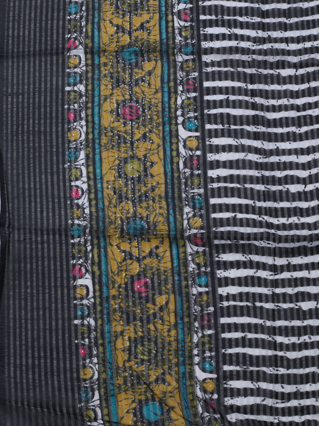 Printed Cotton Blend Unstitched Suit With Dupatta