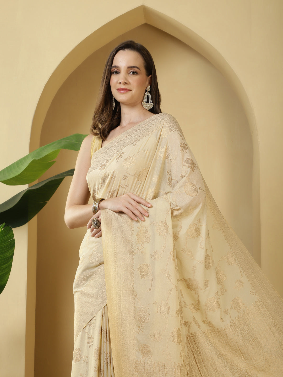 Zari Jaal Georgette Saree