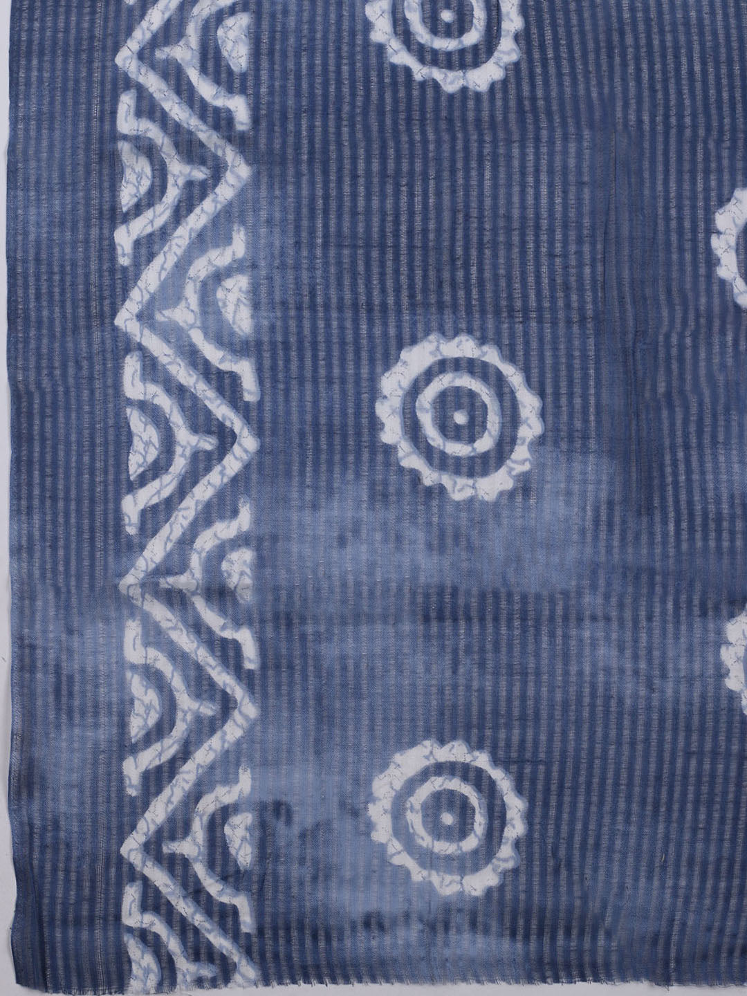 Neck Embroidered Cotton Blend Unstitched Suit With Dupatta