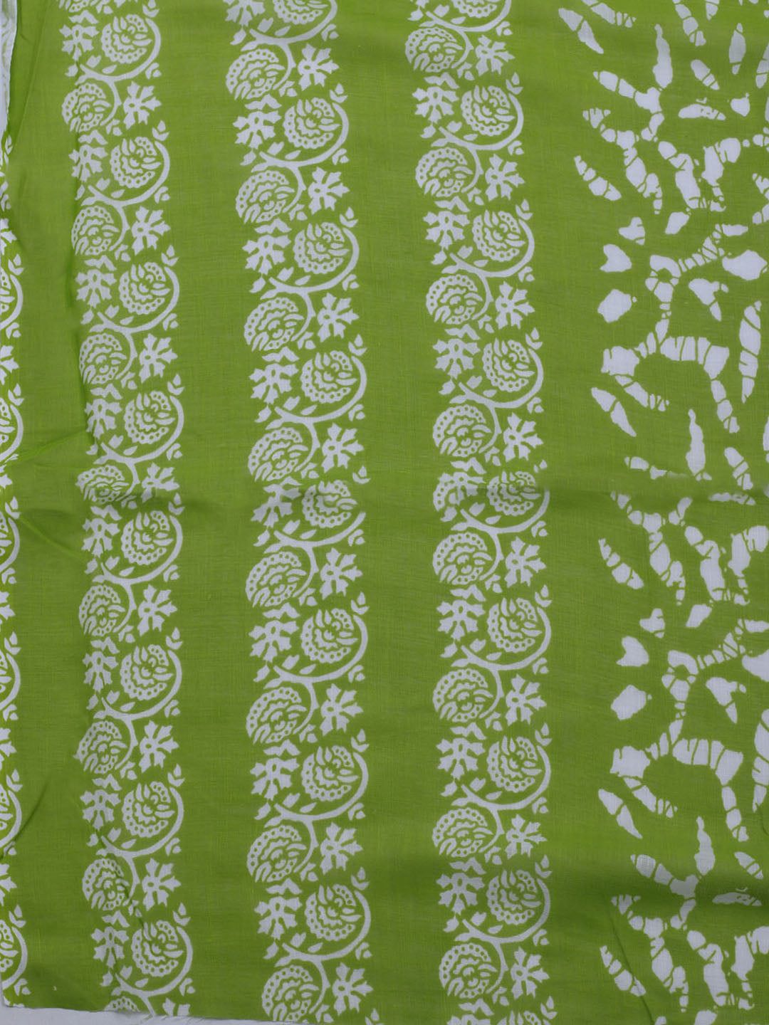 Printed Cotton Blend Unstitched Suit With Dupatta