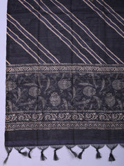 Embroidered Cotton Blend Unstitched Suit With Pant & Dupatta