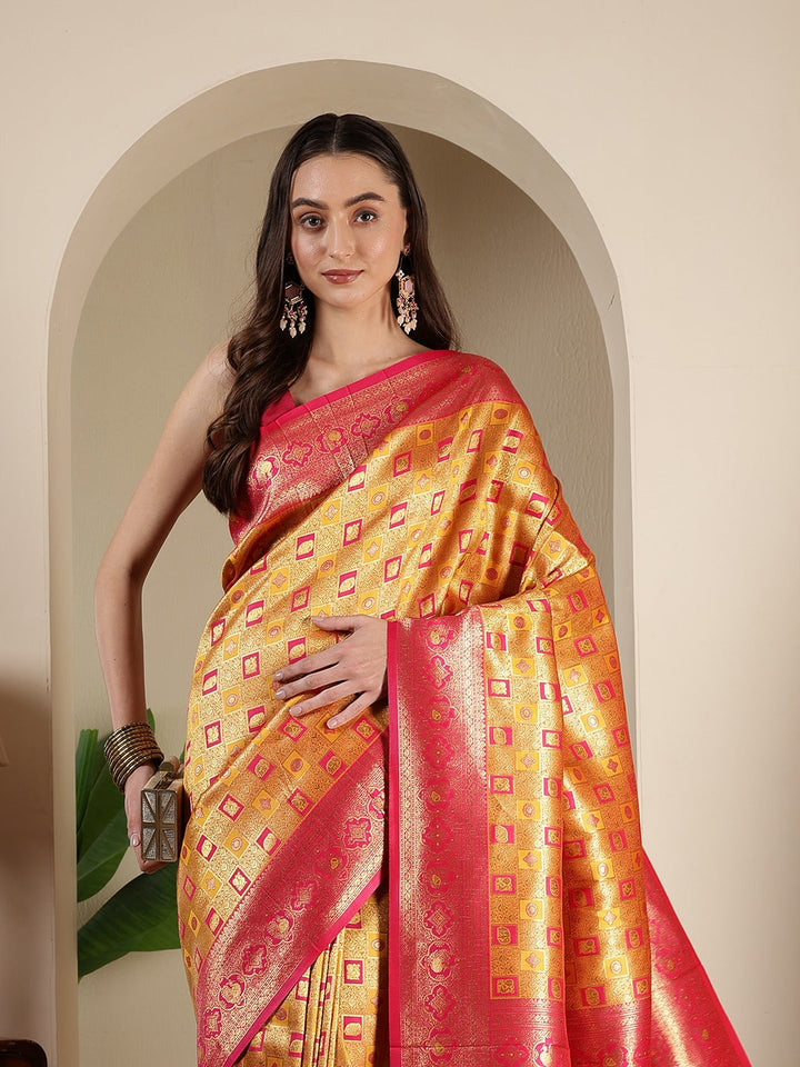 Woven Design Art Silk Saree