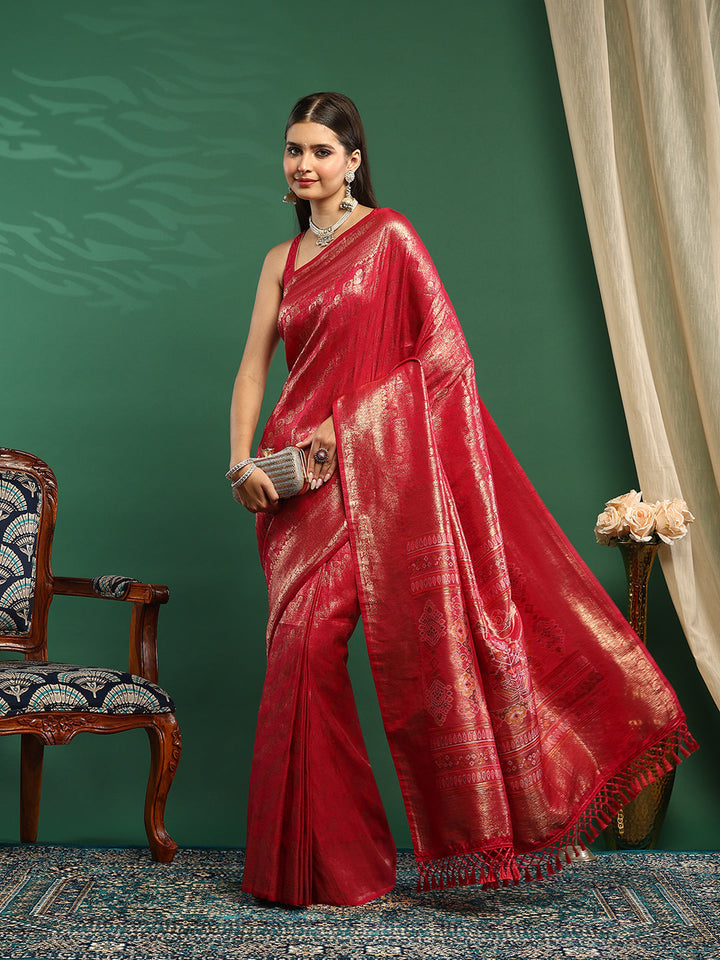 Woven Design Art Silk Saree