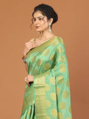 Zari Border Woven Art Silk Saree