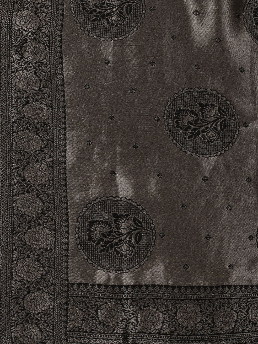 Kanjeevaram Chanderi Unstitched Suit With Dupatta