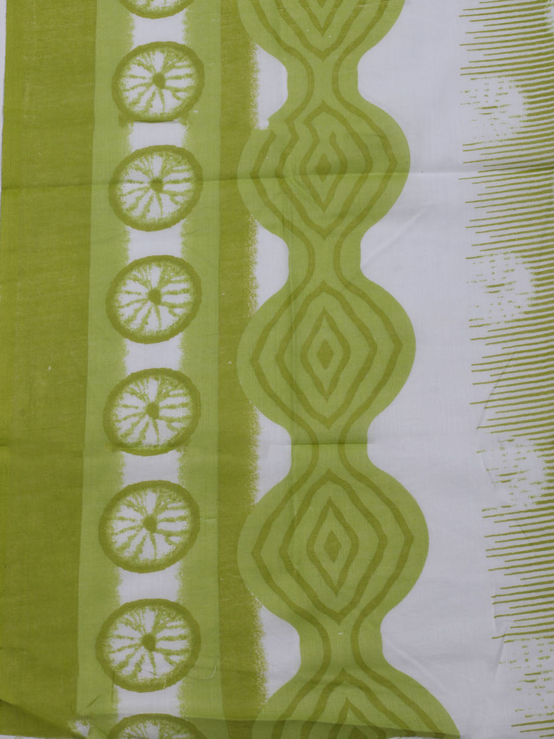 Printed Cotton Blend Unstitched Suit With Dupatta