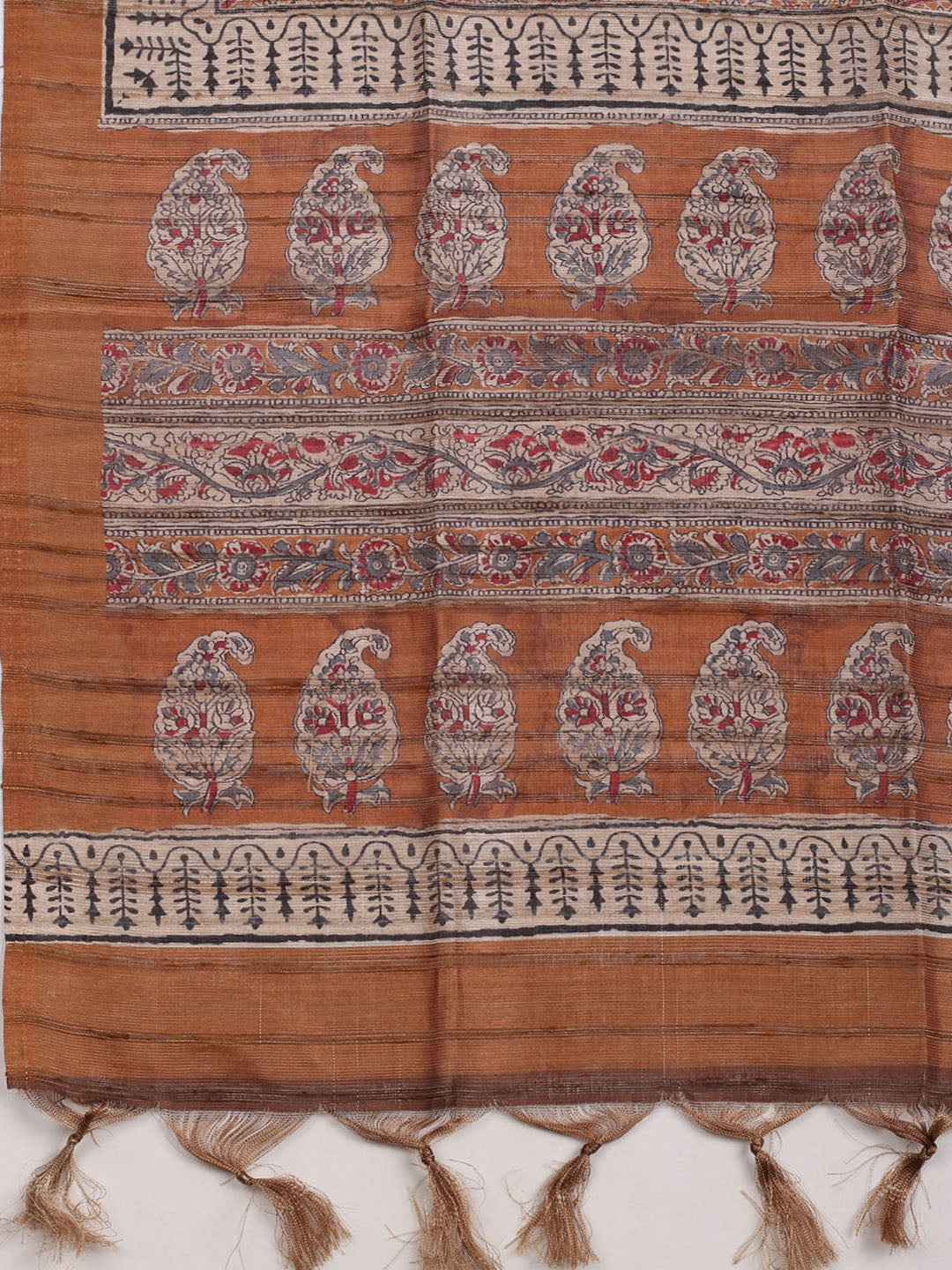 Embroidered Art Silk Unstitched Suit With Dupatta