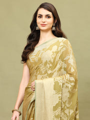 Zari Jaal Woven Handloom Saree