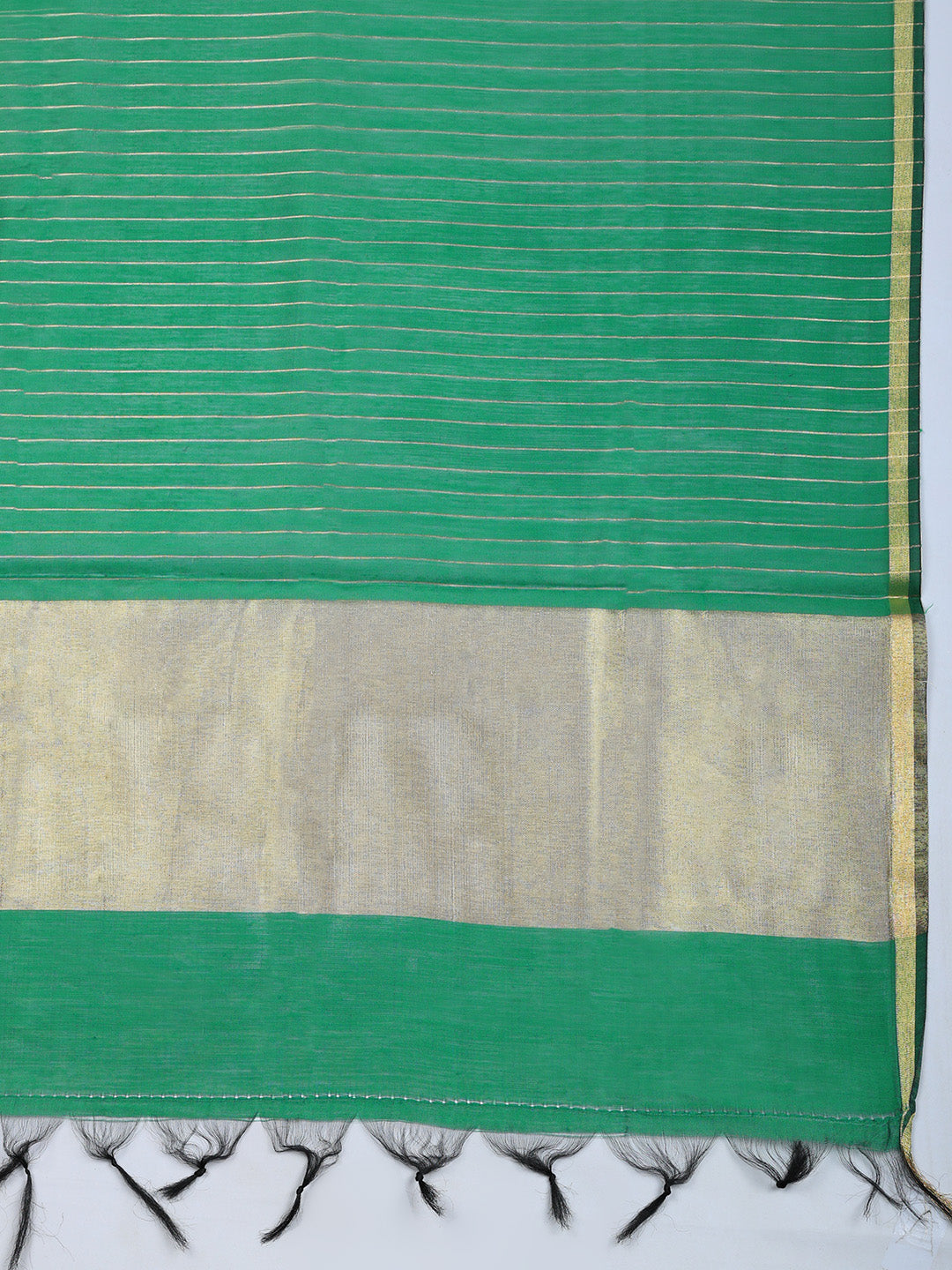 Banarasi Chanderi Unstitched Suit With Pant &amp; Dupatta