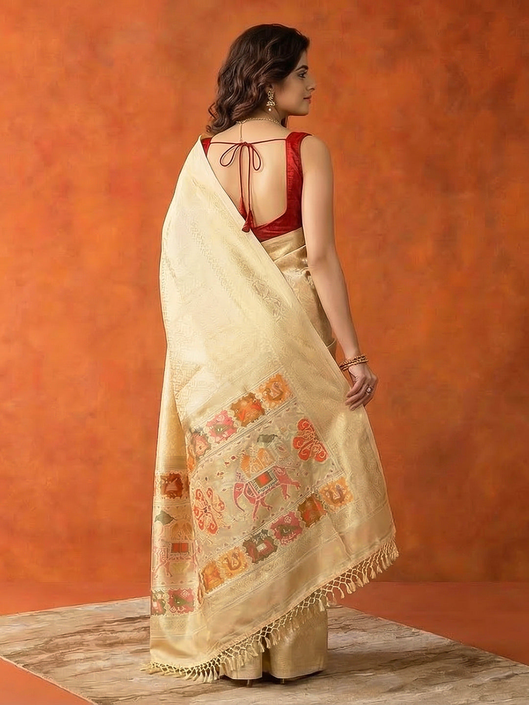 Woven Design Art Silk Saree